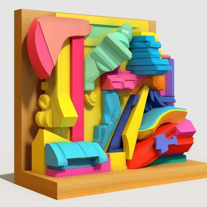 نموذج ثلاثي الأبعاد لآلة CNC 3D Art 